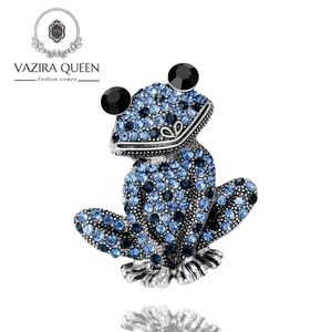 VQ Enamel Frog Brooch